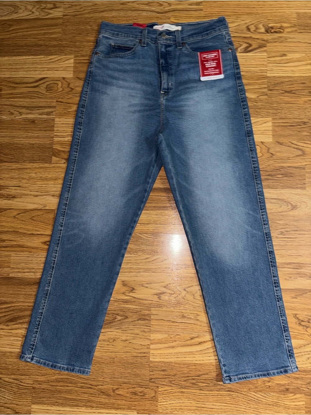 Levi Strauss Signature Straight Leg Jeans Women’s Size 10 Waist 30 Length 27 New